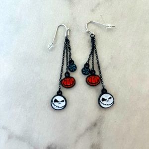 Jack skeleton earrings